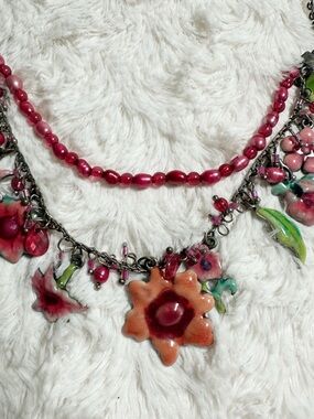 Laila Rowe Floral Statement Necklace